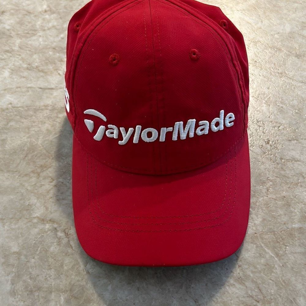 Red Taylor Made Golf Hat NWOT
